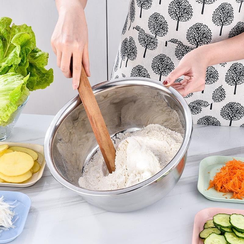 Ultimate 3-In-1 Stainless Steel Strainer Set: Basin, Sieve, and Cutter for Effortless Kitchen Prep!