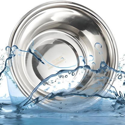 Ultimate 3-In-1 Stainless Steel Strainer Set: Basin, Sieve, and Cutter for Effortless Kitchen Prep!